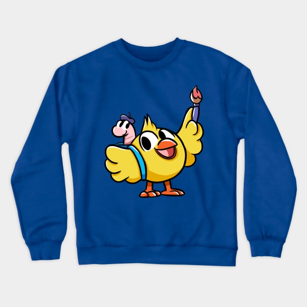 Chicken Wiggle CREATE Crewneck Sweatshirt by jwatsham